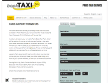 Tablet Screenshot of airporttransfersparis.com